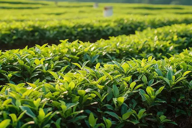 美丽新绿色茶叶种植园红茶目的地叶子农场地方植物旅游树木梯田灌溉